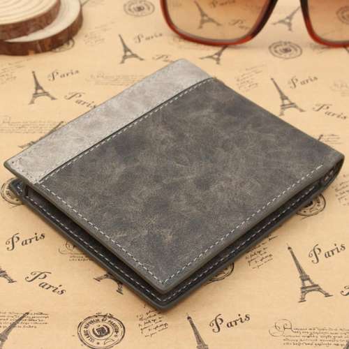 New Men's Slim Leather Bifold Credit ID Card Holder Wallet Billfold Purse Clutch Great Deals in America.